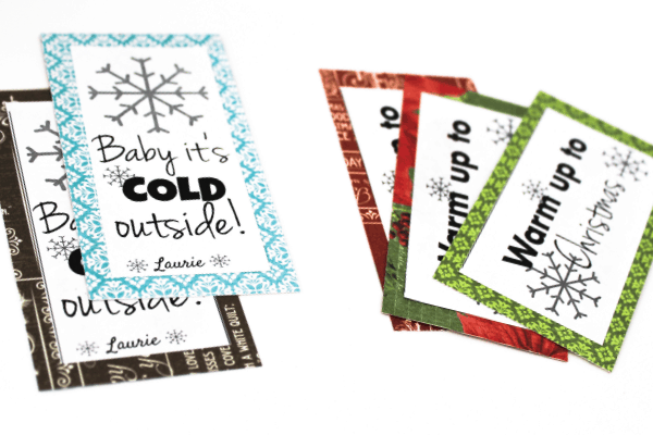 Hot Chocolate gift tags